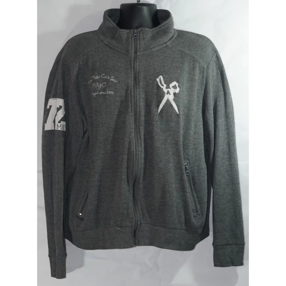 Marc Ecko Cut and Sew Full Zip Sweater Size L